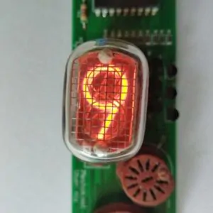 datasheet nixie tube IN-12 for clock. IN-12A, IN-12B - glow gas discharge indicator, digits: 0...9 Orange-red glow. IN-12B differs from IN-12A by the presence of a dot.