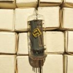 IN-8 nixie tube for watches FINE MESH glow discharge indicator, digits: 0…9. High brightness and contrast. Low power. Orange-red glow