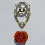 PL27-1PD Socket for Nixie Tube IN-8, IN-2, IN-5 and Dekatron A-107,A-108, A-109. Vintage bakelite Metal fastening clamp. base: RSH-27 USSR Soviet