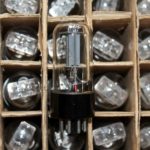 Russian electron triode tube 6N8S, near equivalent to tubes 6SN7, 1578, 6SN7GT, 6SN7GTA. NOS
