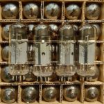 Russian output beam tetrode 6P41S tube. Near equivalent of 7868 tube. Numbering of contacts in 6P41S is identical with numbering in 7868