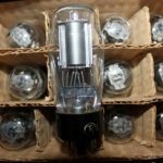 Russian rare tube 6F6S (Cobra) - low frequency output pentode, equivalent to the: 6F6, 6F6G. NOS