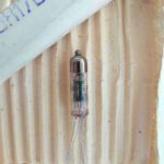 6N17B-V tube double triode for amplifying low frequency. High quality signal pre-amplification.