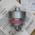 Russian generator tetrode GS-36B tube ceramic-metal for power amplification at frequencies up to 500 MHz. Near equivalent to the 4CX400A.