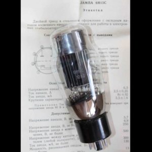 6N13S double triode tube, equivalent to the 6AS7G , ECC230, 6N5S