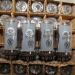 IN-18 nixie tube for watches, big and beautiful glow gas discharge indicator, digits: 0 - 9. High brightness and contrast of the image. Orange-red NOS