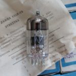 Russian 6N3P-EV double triode tube with separate indirectly heated cathodes, low frequency preamplifier.Extended product life. Near analogue: ECC42, 6CC42, 2C51, 5670, 6385.