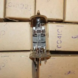 Russian electron tube 6S41S (6C41C) output triode. Equivalent tube 6S33S / 6S18S (6C33C / 6C18C)