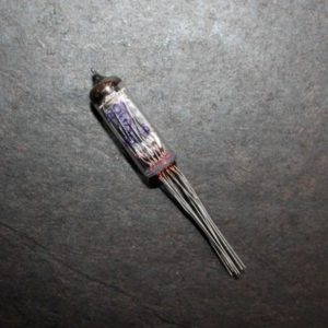 IV-3A VFD tube nixie luminescent seven-segment green glow indicator that displays digits (0...9) and dot. Long service life