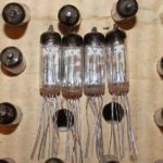 IV-6 VFD tube nixie luminescent seven-segment green glow indicator that displays information in the form of digits (0...9)