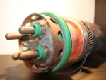 Russian GU-39B-1 powerful generator tetrode tube. Power amplifier of HF oscillations at frequencies up to 100 MHz with an output power of more than 13 kW