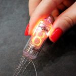 IN-14 nixie tube fine mesh Rare, glow gas discharge indicator