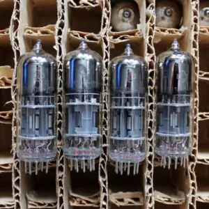 6N30P-DR double triode. Russian rare super tube, equivalent to the ECC99, E182CC