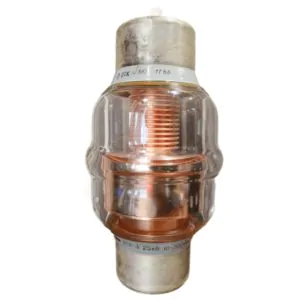 Russian high-voltage vacuum variable capacitor KP1-3 10-200pf 25kV.