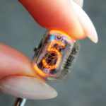 mini nixie tube IN-17 - glow discharge indicator for clock