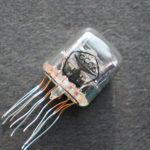 mini nixie tube IN-17 - glow discharge indicator for clock