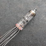 Rare IV-9 VFD nixie tube - fluorescent indicator of bright yellow glow, displaying numbers 0...9