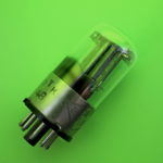 double triode 6N9S tube MELZ Metal Base, equivalent to tubes: 6SL7, 6SL7GT, 6SU7, 1579. NOS