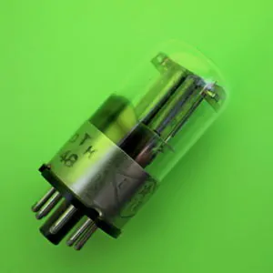 double triode 6N9S tube MELZ Metal Base, equivalent to tubes: 6SL7, 6SL7GT, 6SU7, 1579. NOS