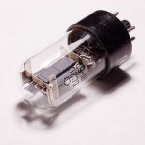 Soviet triode 6S2S tube for low-frequency and HF voltage amplification, electrical equivalent to the American 6J5 / VT-94. NOS
