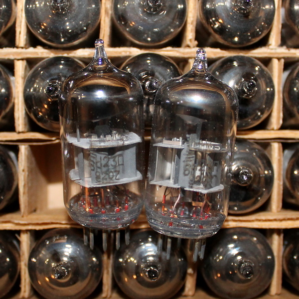 6N23P voskhod Soviet 6N23P matched pair dual triode. Low noise preamp tube. Voskhod Rocket logo (Kaluga). NOS. Eq. 6922, ECC88, 6DJ8