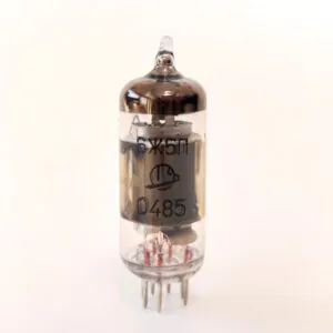 6J5P (6Ж5П) HF pentode. Wideband voltage amplifier. Equivalent: 6AH6, 6F36, 6485. NOS.