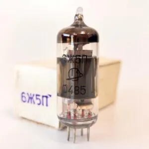 6J5P (6Ж5П) HF pentode. Wideband voltage amplifier. Equivalent: 6AH6, 6F36, 6485. NOS.